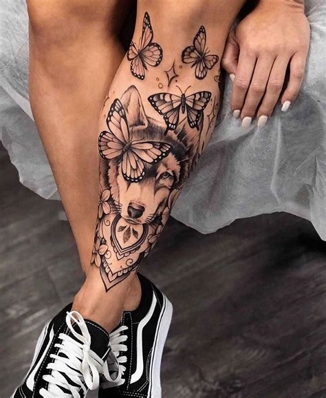 tatuajes de animales en la pierna|250 Tatuajes En La Pierna ideas in 2024 